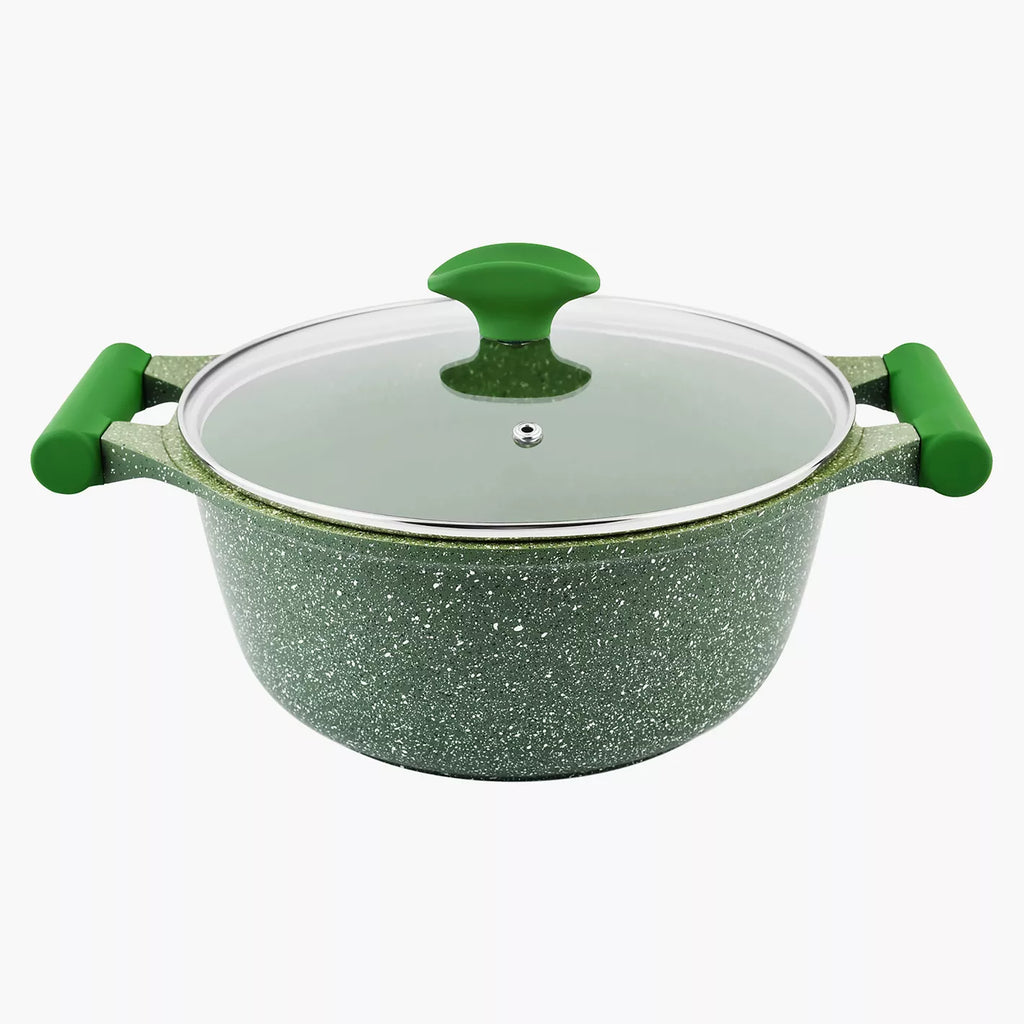 Prestige Essentials 7-Piece Granite Cookware Set – Non-Stick, Induction Ready