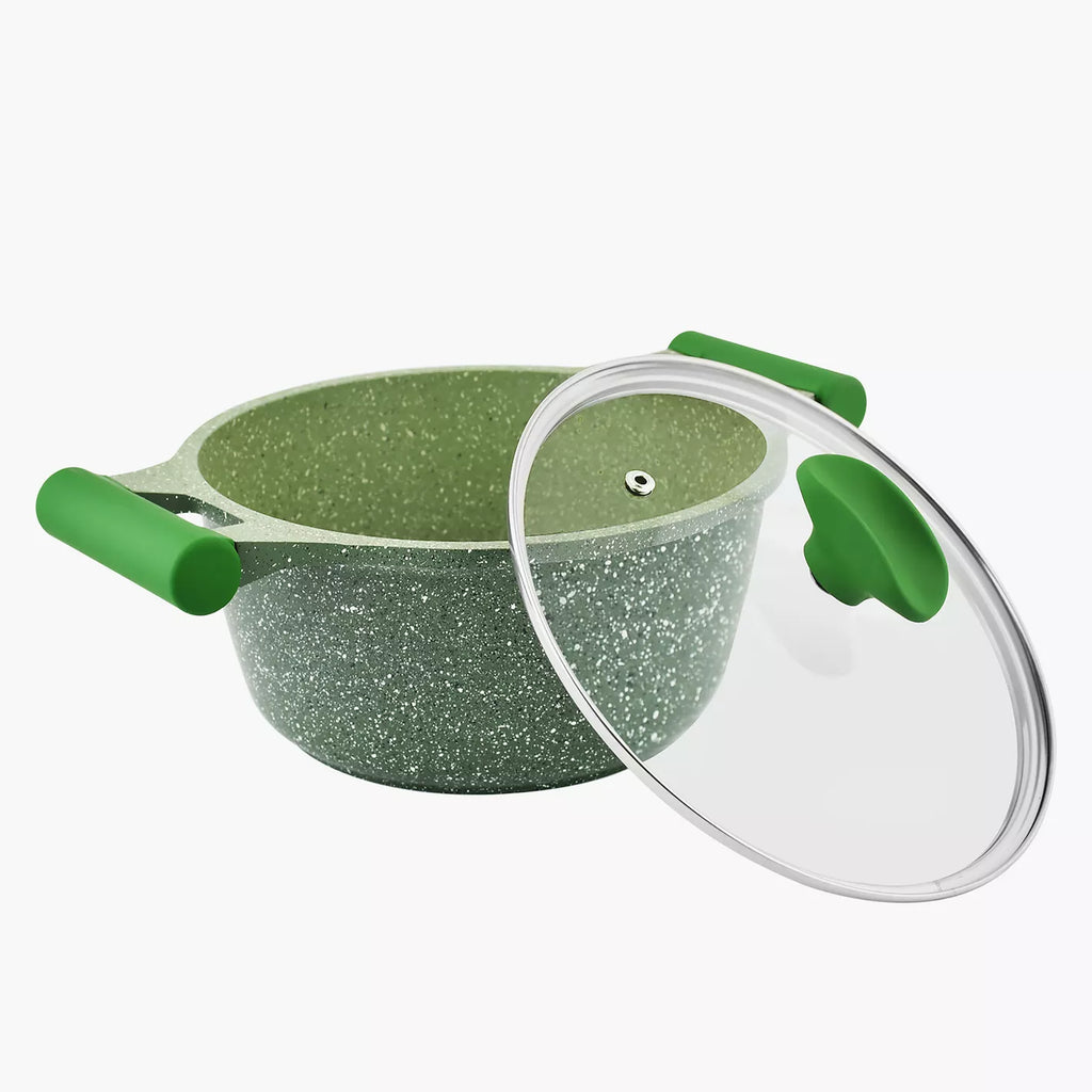 Prestige Essentials 7-Piece Granite Cookware Set – Non-Stick, Induction Ready