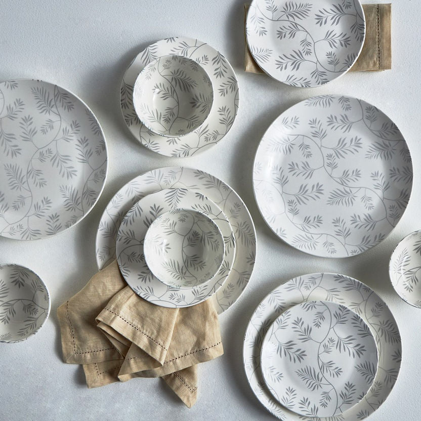 Lilya Printed Porcelain Set – 12 Pieces of Everyday Style