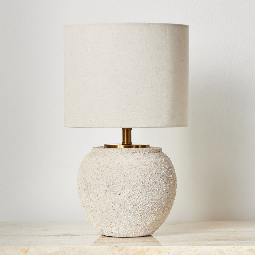 Laodica Ceramic Table Lamp – Twin Set (2 Pieces, 38 cm) – Warm Modern Lighting