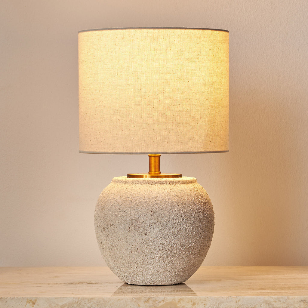 Laodica Ceramic Table Lamp – Twin Set (2 Pieces, 38 cm) – Warm Modern Lighting