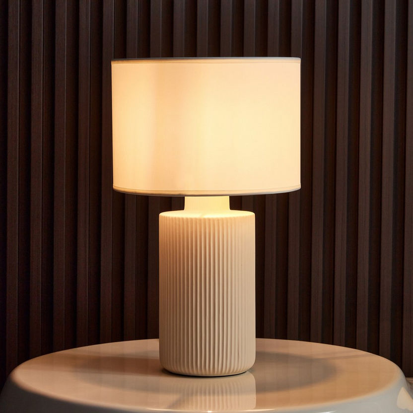 Raver Ceramic Table Lamp – Twin Set (2 × 43 cm) – Elegant Warm Lighting