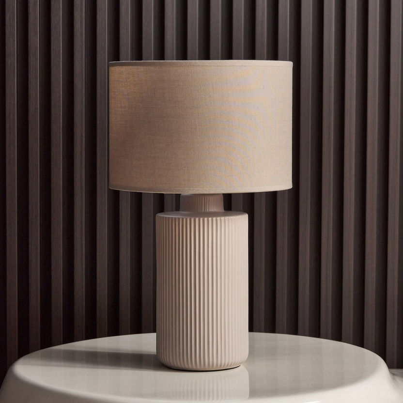 Raver Ceramic Table Lamp – Twin Set (2 × 43 cm) – Elegant Warm Lighting