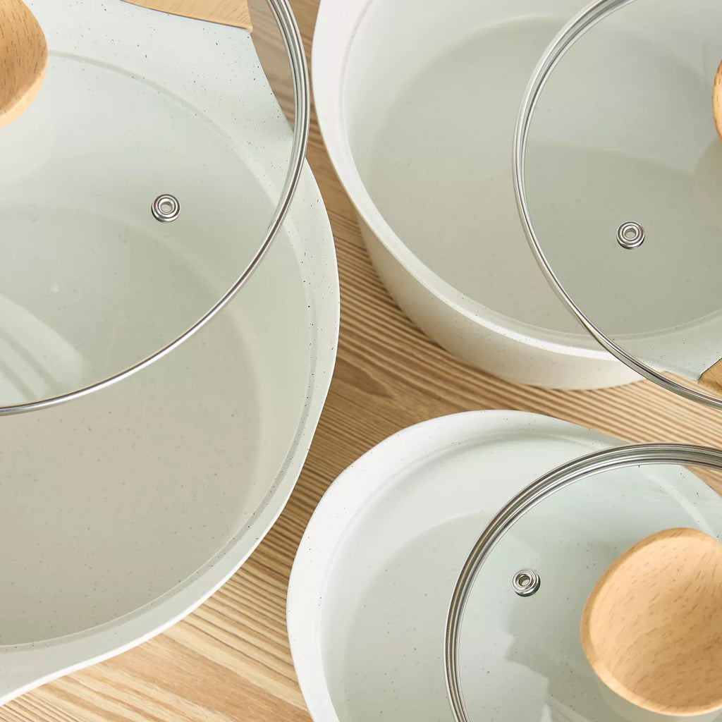 True Chef 7-Piece Aluminium Cookware Set – Complete Kitchen Starter Pack