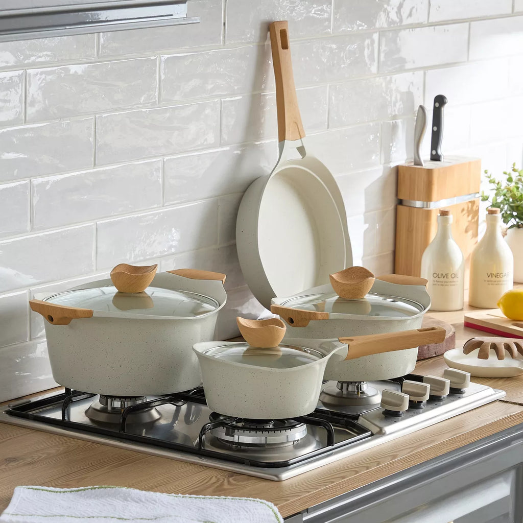 True Chef 7-Piece Aluminium Cookware Set – Complete Kitchen Starter Pack