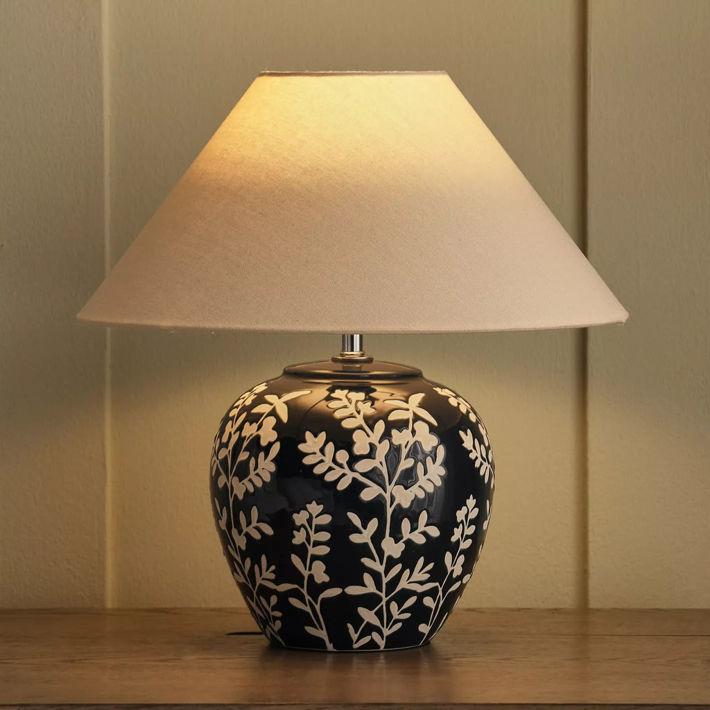 Millunu Ceramic Table Lamp – Twin Set (2 × 41 cm) – Modern Soft Glow Lighting