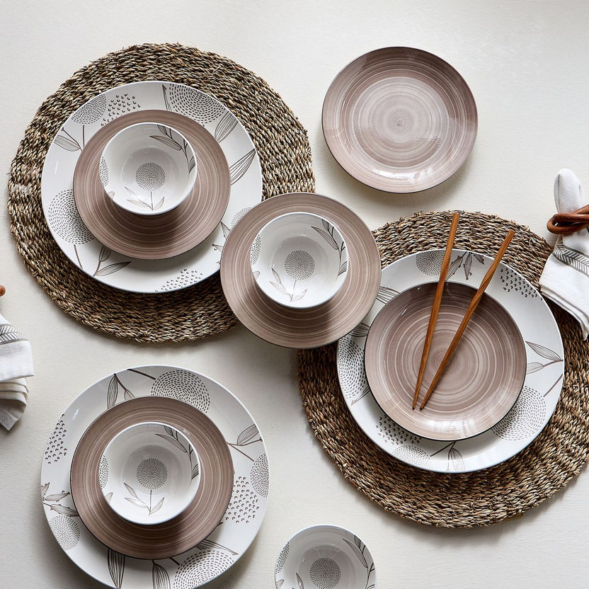 Larah Everyday Stoneware Set – 18 Pieces for 6 People