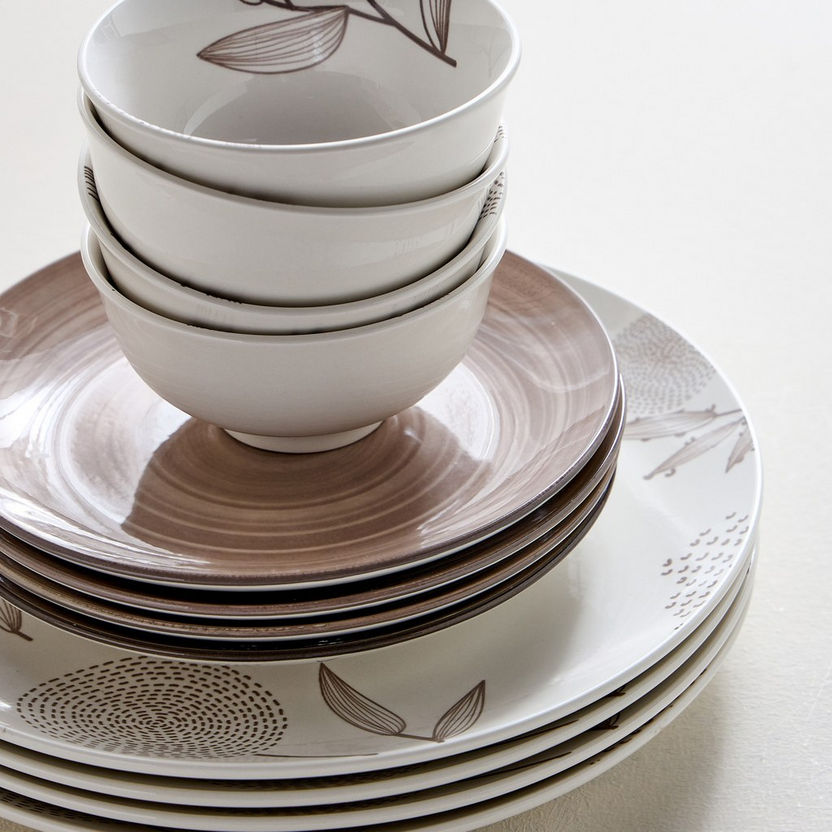 Larah Everyday Stoneware Set – 18 Pieces for 6 People