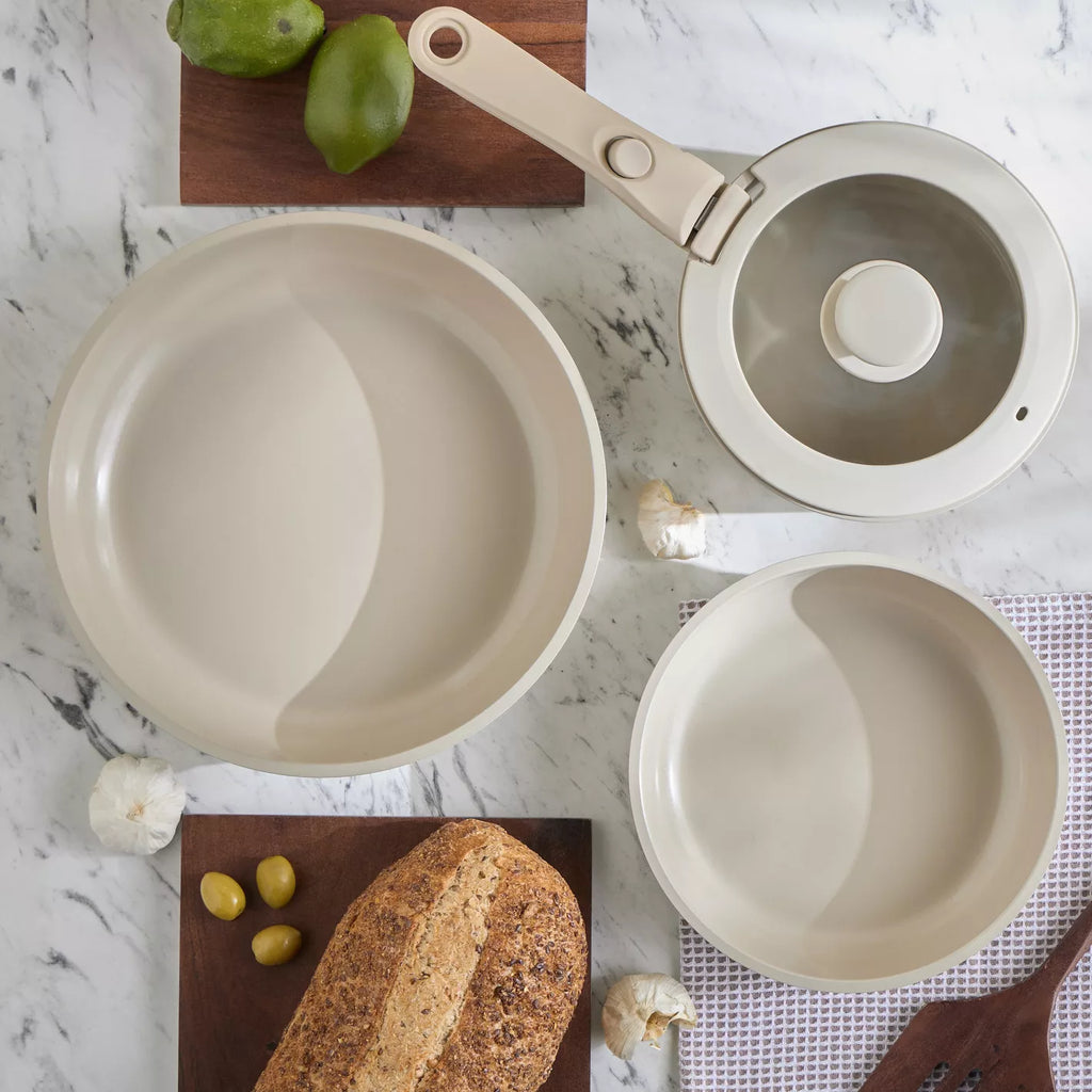 Baker’s Secret 5-Piece Cast Aluminium Cookware Set – Premium Non-Stick Performance