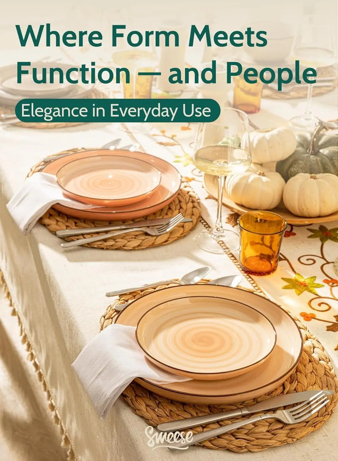 7.4 Inch Porcelain Dessert Plates – Set of 6, Dishwasher & Oven Safe