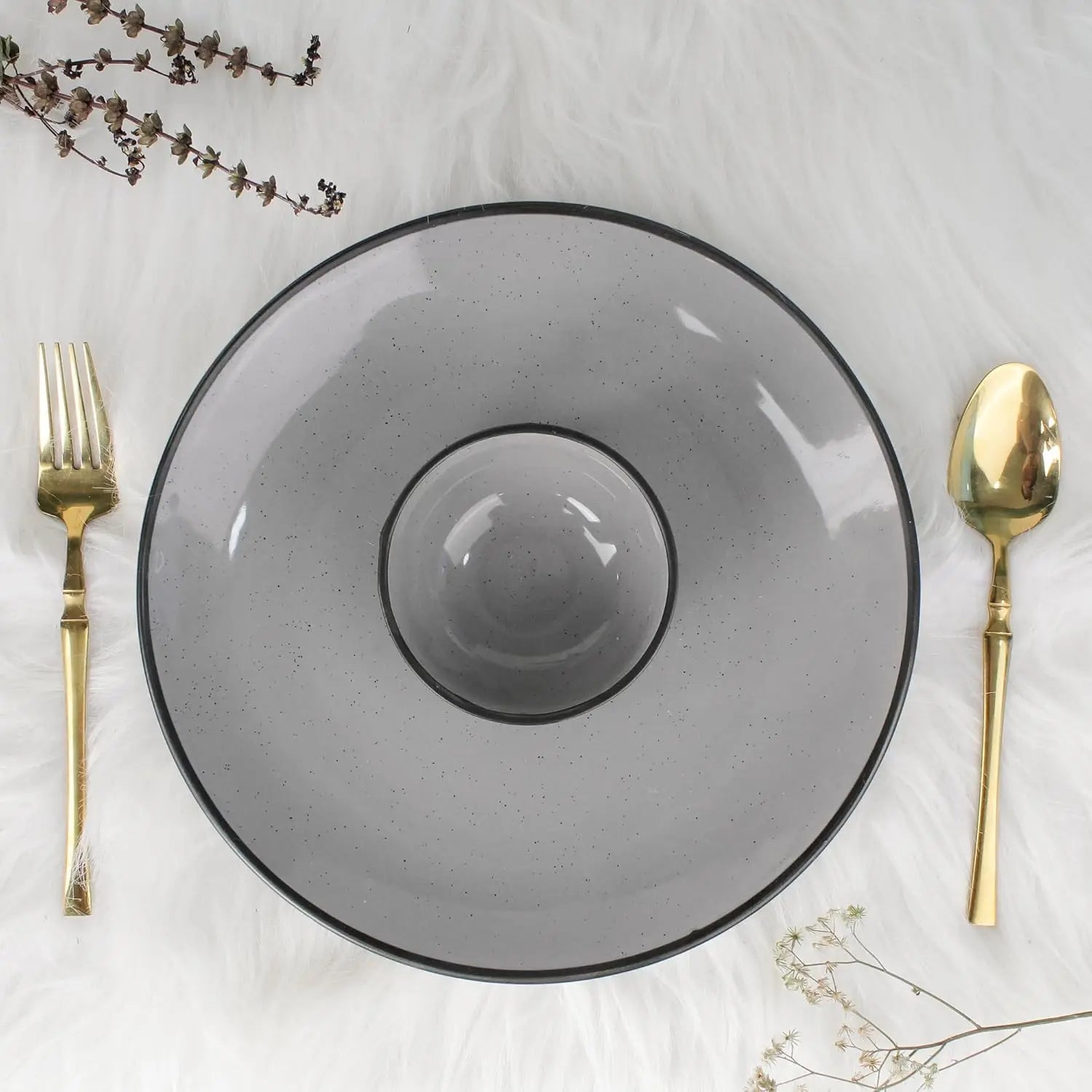 6 Full Dinner Plates, 6 Vegetable Bowls | Microwave & Dishwasher Safe | Ceramic Plate | Katori